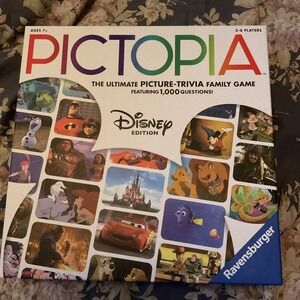 Ravensburger Pictopia Disney Edition Picture Trivia Family Game